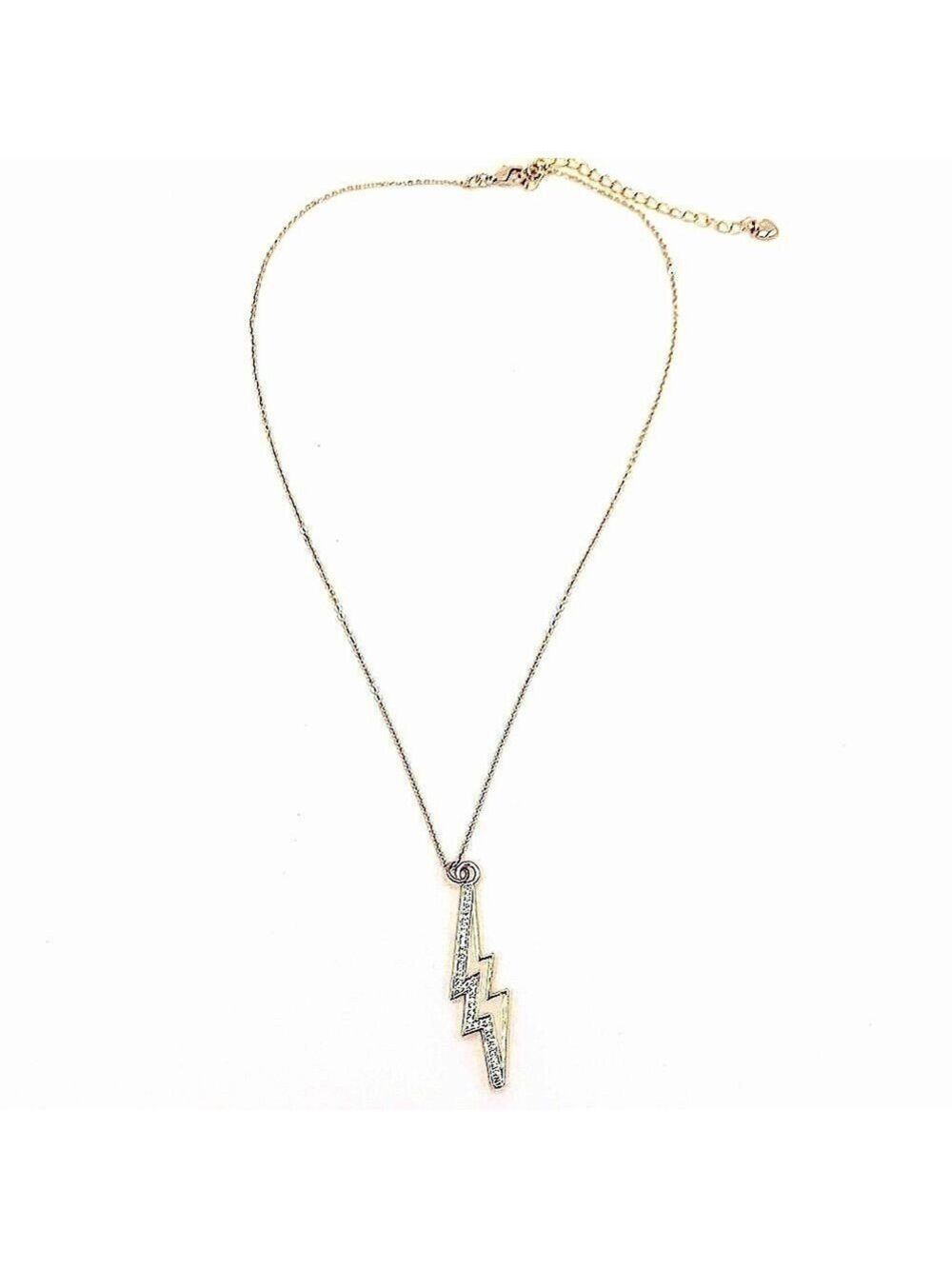 16 inch 14k gold filled chain with lightening bolt